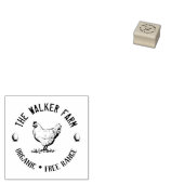 Tampon en caoutchouc d'oeuf vintage (Tamponné)