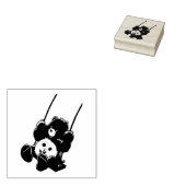 Tampon en caoutchouc d'ours (Tamponné)