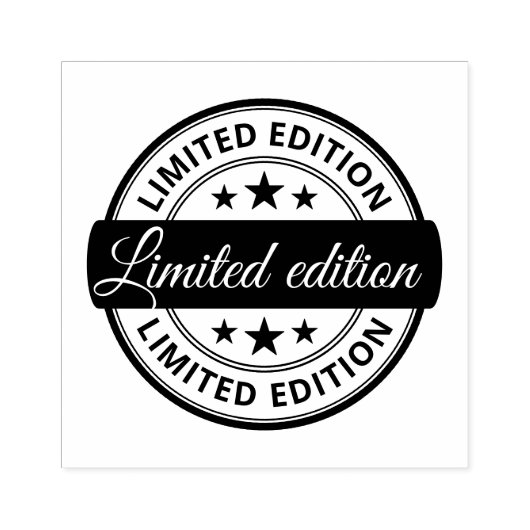 TAMPON EN CAOUTCHOUC ÉDITION LIMITÉE (Impression)