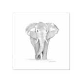 tampon en caoutchouc éléphant (Impression)