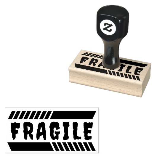 Tampon en caoutchouc fantomatique fragile (Tamponné)