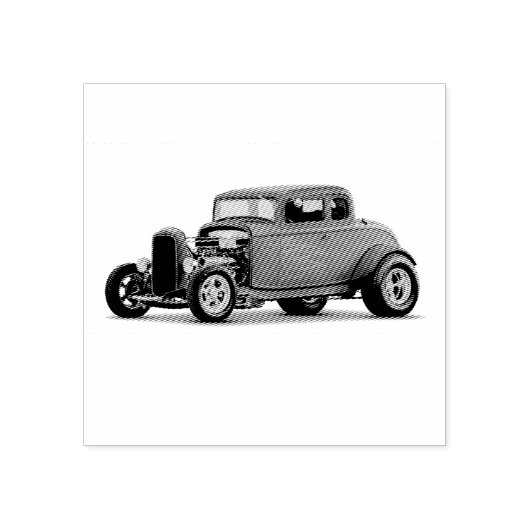 TAMPON EN CAOUTCHOUC HOTROD (Impression)