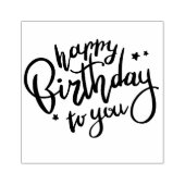 Tampon en caoutchouc Joyeux Anniversaire (Impression)