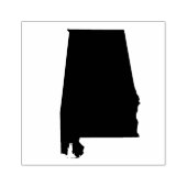 Tampon en caoutchouc massif de l'Alabama (Impression)