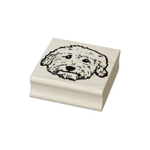 Tampon en caoutchouc mignon de griffonnage -