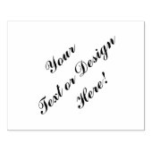 Tampon en caoutchouc personnalisable - Ajoutez vot (Impression)