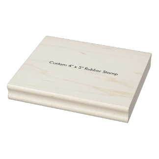 Tampon en caoutchouc personnalisé 4" x 5"