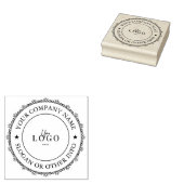 Tampon en caoutchouc personnalisé avec le logo de  (Tamponné)