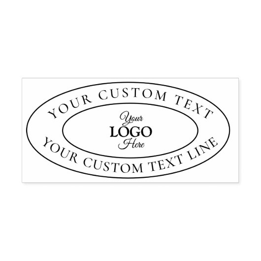 Tampon en caoutchouc personnalisé avec le logo de  (Impression)