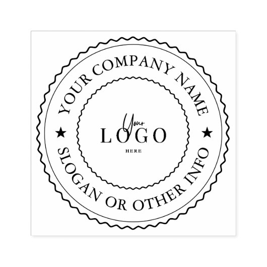 Tampon en caoutchouc personnalisé avec le logo de  (Impression)