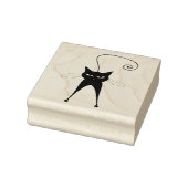 Tampon en caoutchouc personnalisé Scrappy Cat Blac (Tampon)