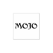 Tampon en caoutchouc petit Mojo sans poignée (Impression)