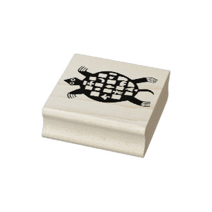 Tampon en caoutchouc Petroglyphe Tortuga