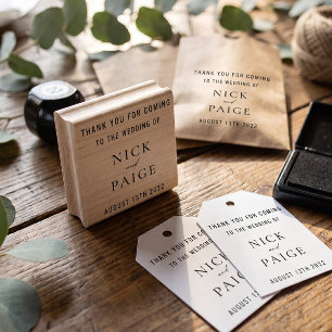 Tampon en caoutchouc pour cadeau de mariage simple
