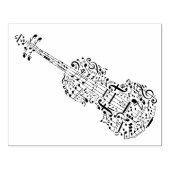 Tampon en caoutchouc pour violon (Impression)