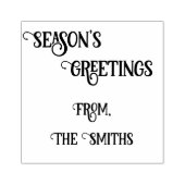 Tampon en caoutchouc pour voeux de fin d'année (Impression)