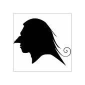 Tampon en caoutchouc silhouette de profil de gobel (Impression)