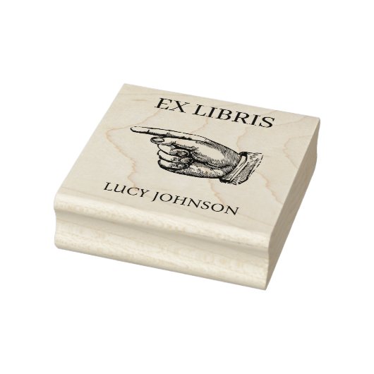 TAMPON ENCAISSEUR DE MARQUE DE LIVRE EX LIBRIS | P (Tampon)