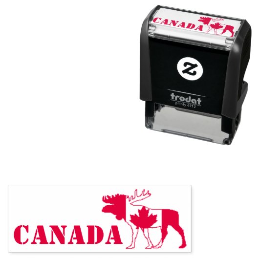 Tampon encreur CANADA (En situation)