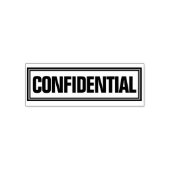 TAMPON ENCREUR CONFIDENTIEL DE BUREAU (Design)