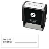 Tampon encreur de signature de document d'entrepri (En situation)