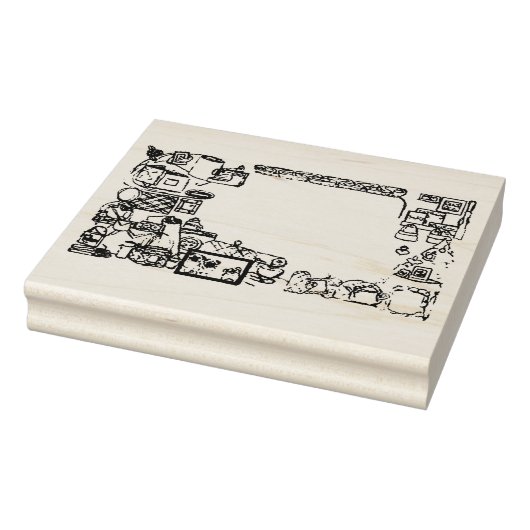 Tampon encreur en bois (Tampon)