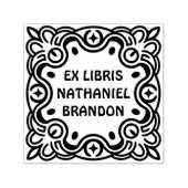 Tampon encreur ex-libris Groovy Swirls (Design)