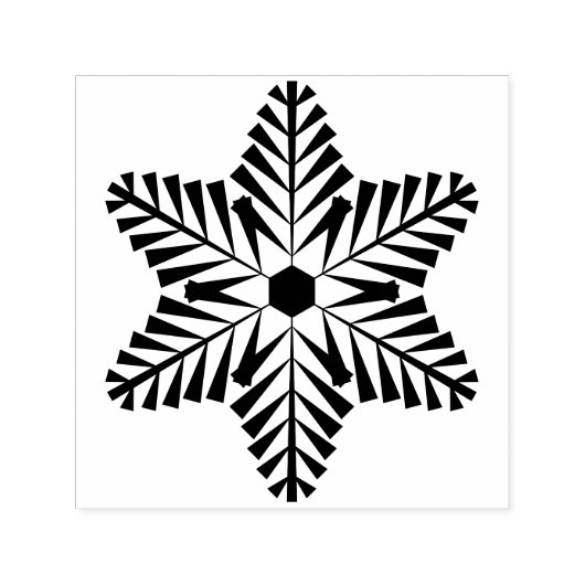 Tampon encreur flocon de neige (Design)