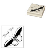 Tampon encreur Merci Papillon (Tamponné)