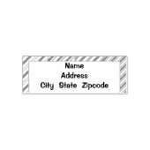 Tampon encreur moderne à l'encre indelebile avec c (Design)