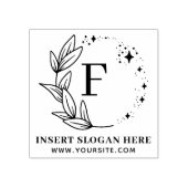 Tampon encreur personnalisé avec monogramme d'entr (Impression)