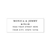 Tampon encreur personnalisé en caoutchouc avec adr (Impression)