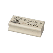 Tampon Ex Libris d'érudit éléphant bébé (Tampon)