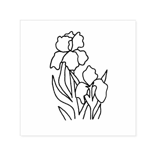 Tampon Iris auto-encreur (Design)