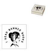 tampon J'AI LU DES LIVRES INTERDITS (Tamponné)