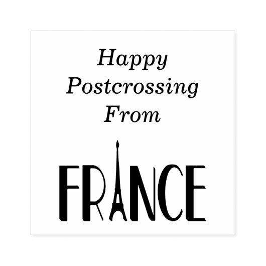 Tampon joyeux poste-poste de France (Impression)
