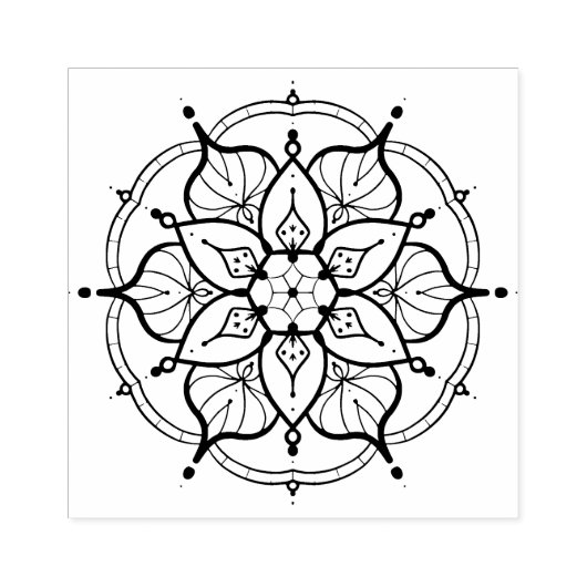 Tampon Mandala (Impression)
