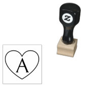 Tampon Monogramme Cœur (Tamponné)