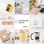 Tampon personnalisé avec nom en écriture cursive e