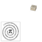 Tampon PI, Cadeau de maths, Tampon de geek en math (Tamponné)