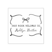 Tampon pour bibliothèque personnelle à arc dessiné (Impression)