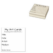 Tampon pour carte d'art (Tamponné)