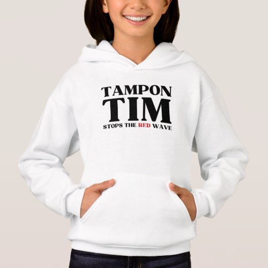 Tampon Tim Arrêtera Le Red Wave-Tim Walz 2024 (Devant)