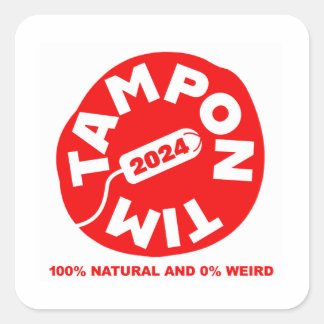 tamponimsticker vierkante sticker