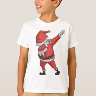 Tamponner drôle de Noël de T-shirt du père noël de
