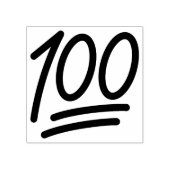 Tampons Encreurs 100 Points Emoji Wood Art Timbre (Impression)
