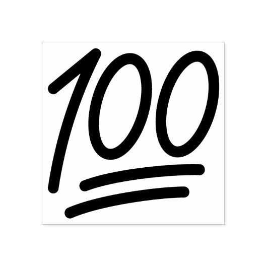 Tampons Encreurs 100 Points Emoji Wood Art Timbre (Impression)