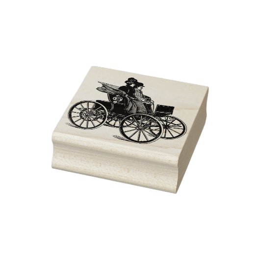 Tampons Encreurs 1800 Victorienne femme Carriage Wagon Art (Tampon)