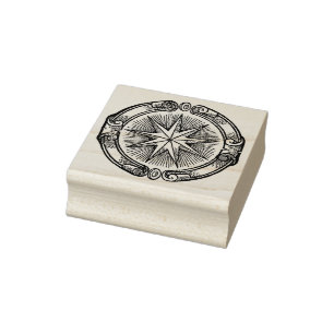 Tampons Encreurs 3 tailles timbre caoutchouc antique symbole Star