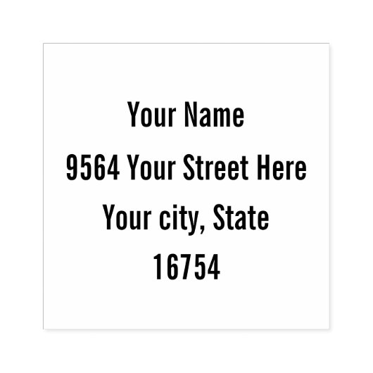 Tampons Encreurs 4 Adresse de ligne ... (Impression)